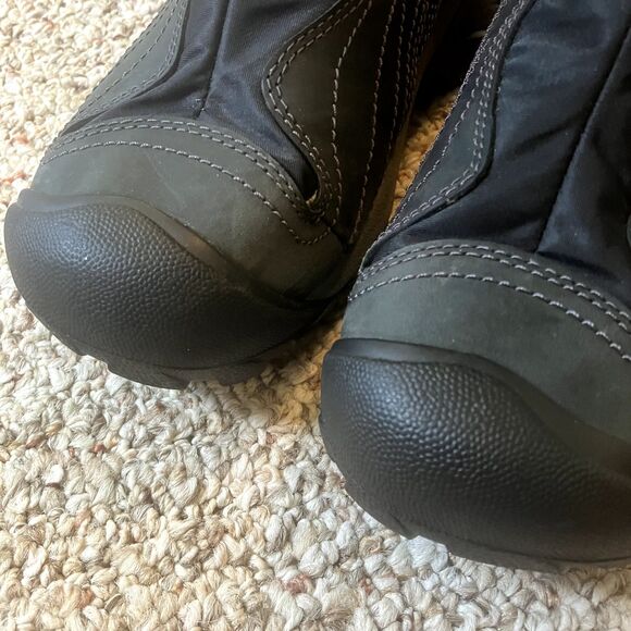 Keen Womens Boot Sz 5 Keen Dry Warm Thermal Quilted Waterproof Snow Winter Black - Picture 4 of 10